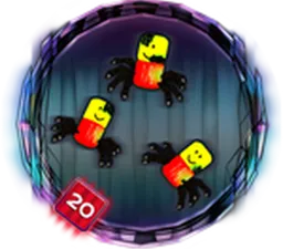Defective Despacito Spiders badge icon — The Hunt: Roblox 20 secret reward for 2017