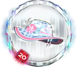 The Runway Sunhat badge icon — The Hunt: Roblox 20 main reward for 2024